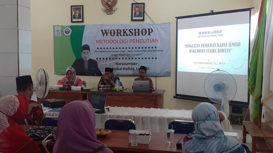 ADAKAN WORKSHOP METODOLOGI PENELITIAN, LPPM BENTUK 8 TIM PENELITI